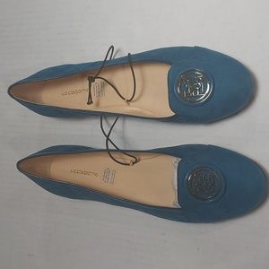 LIZ CLAIBORNE Women's Blue Flex Ballet Slip-on Flats Size 11M  NWNT